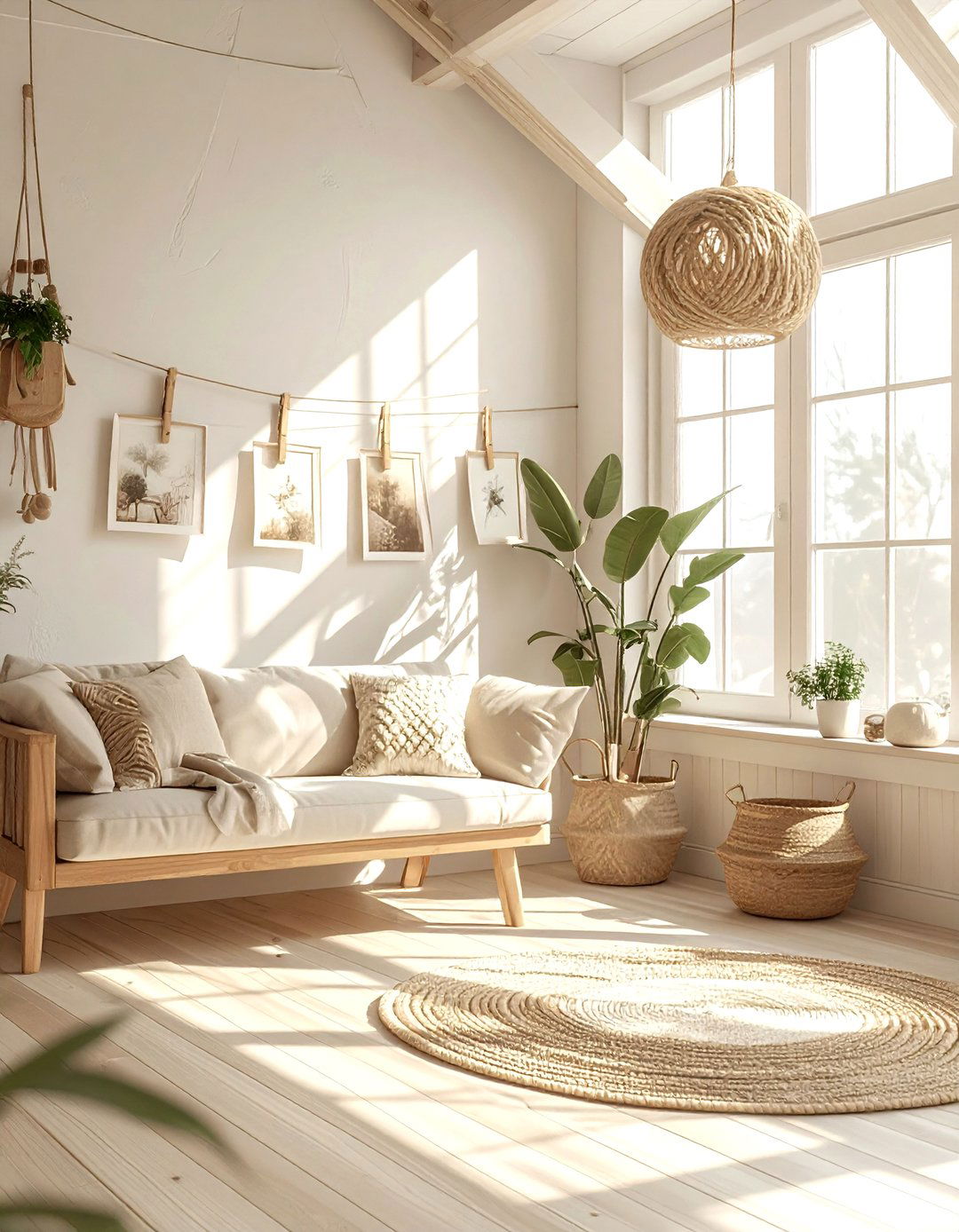 Hanging twine photos - 30 memory display ideas