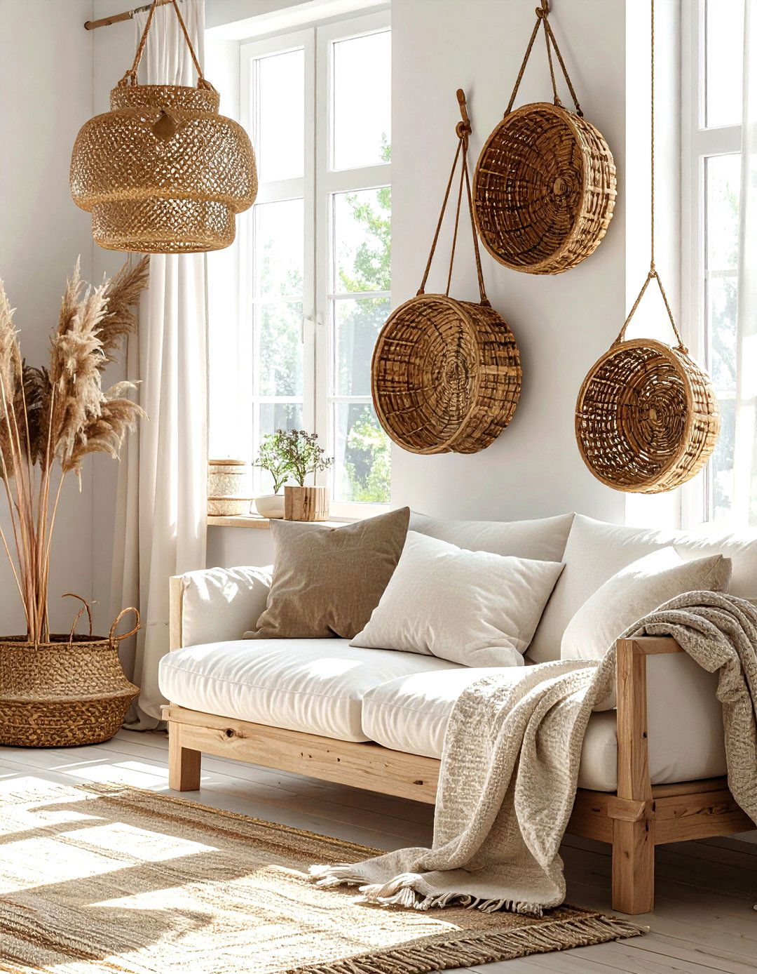 30 Creative Living Room Hanging Storage Ideas to Save Space