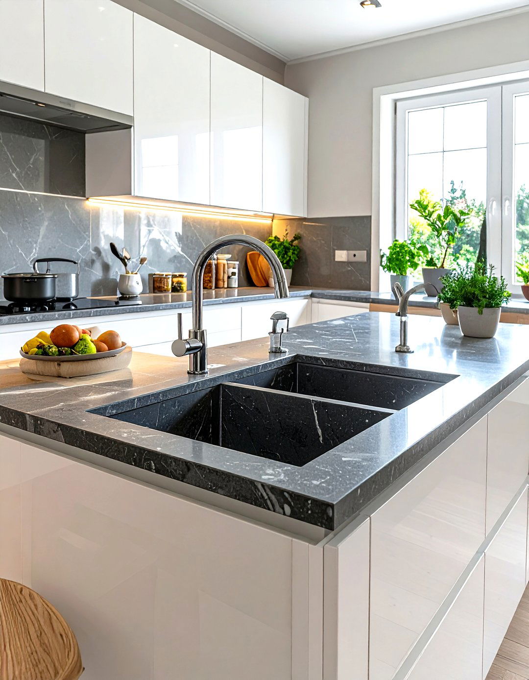 Hansgrohe Double Bowl Kitchen Sink - 30 Hansgrohe kitchen ideas