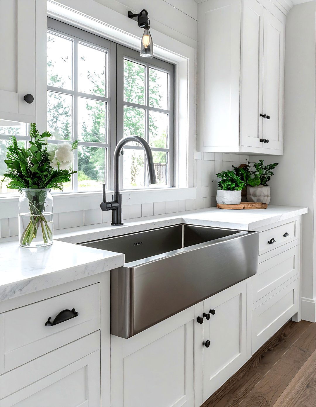 Hansgrohe Modern Farmhouse Sink - 30 Hansgrohe kitchen ideas