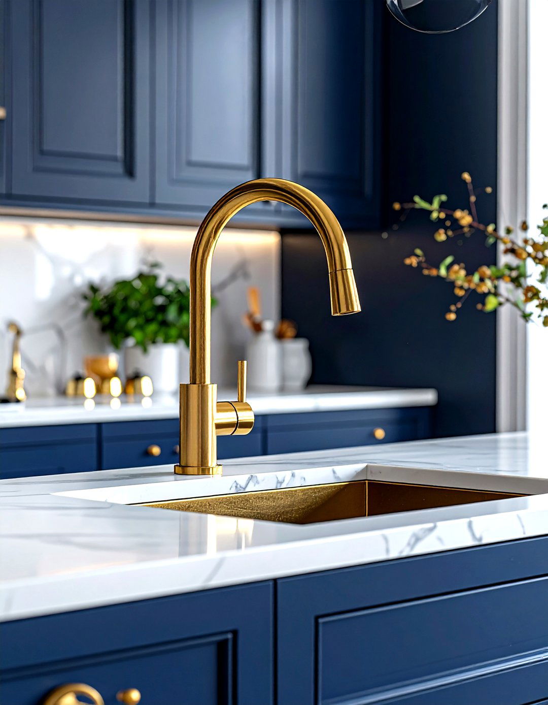 Hansgrohe Polished Gold Faucet - 30 Hansgrohe kitchen ideas