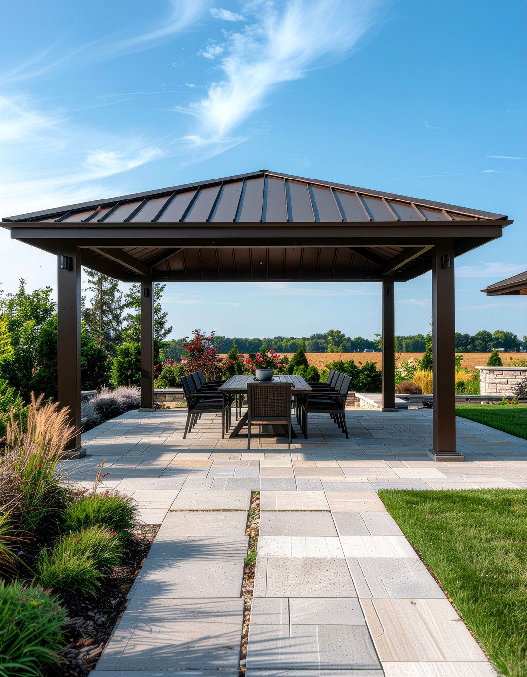 Hardtop gazebo dining - 30 gazebo dining ideas