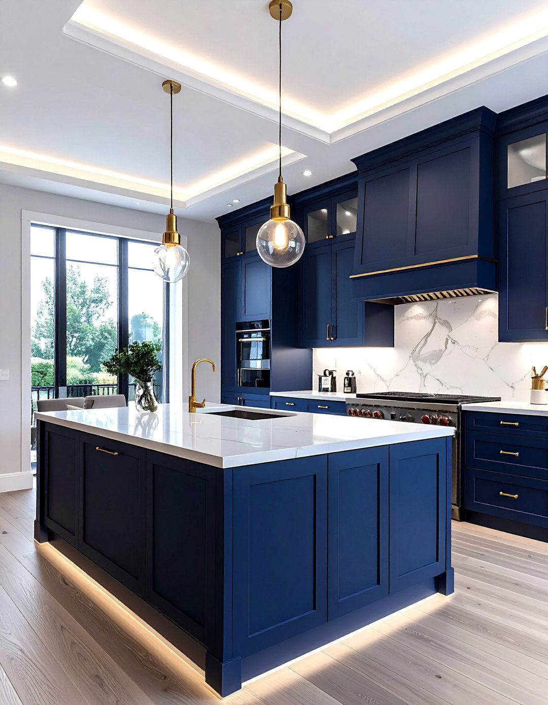 Hardwired Tape Light - 30 under cabinet lighting kitchen ideas