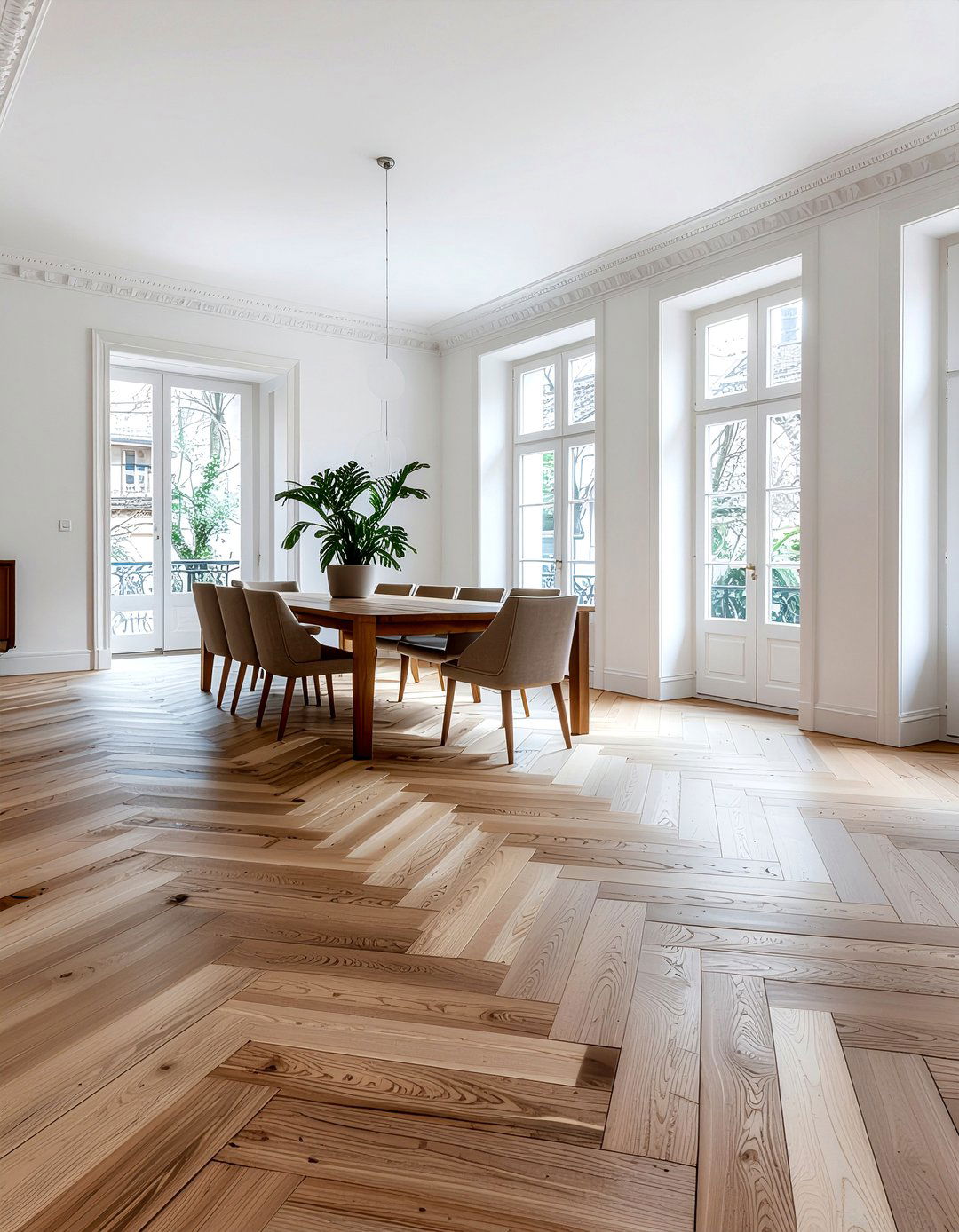 Hardwood Flooring - 30 dining room investment piece ideas