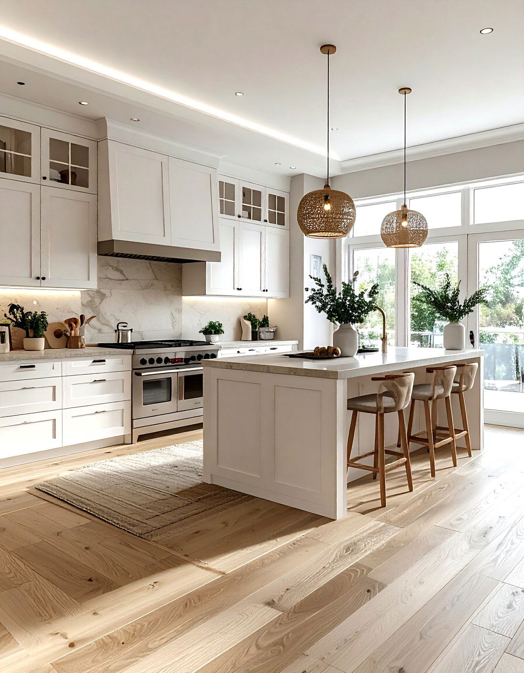 Hardwood Floors - 30 kitchen timeless element ideas