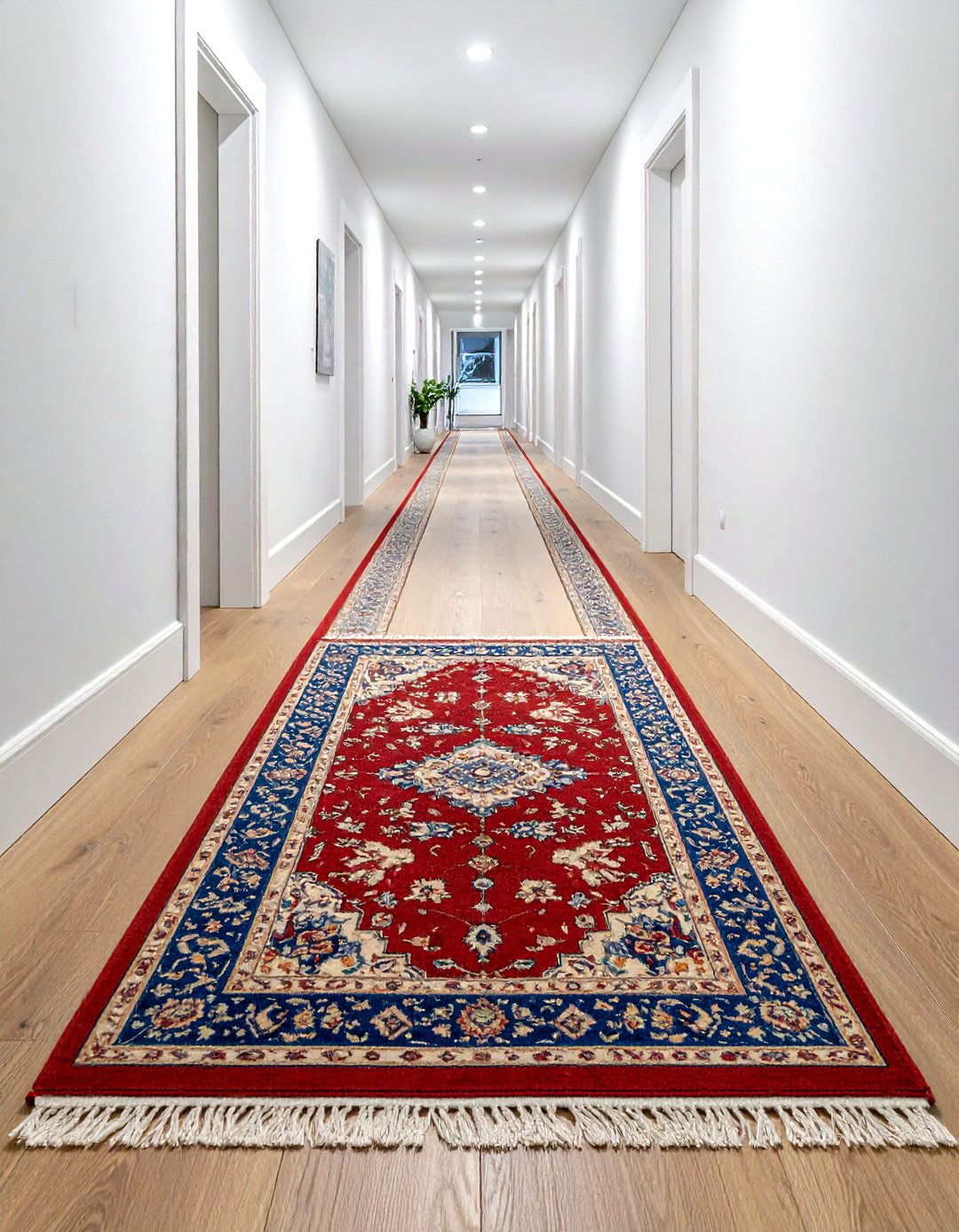 Hardwood floor runner rugs - 30 new construction decor ideas