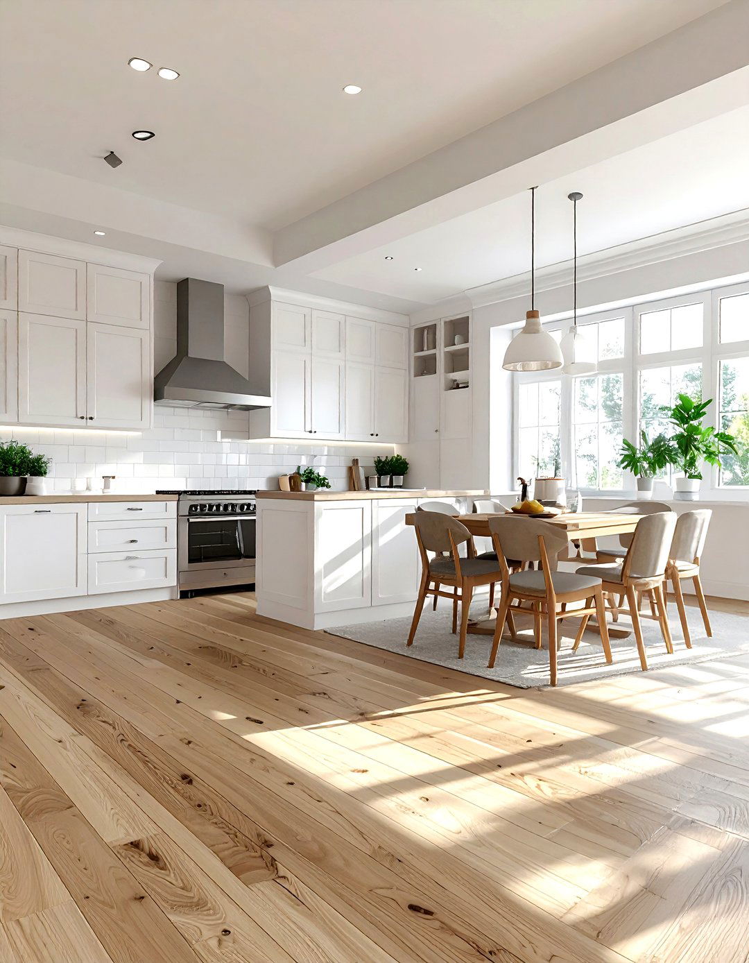 Hardwood kitchen floor - 30 Property Brothers kitchen ideas