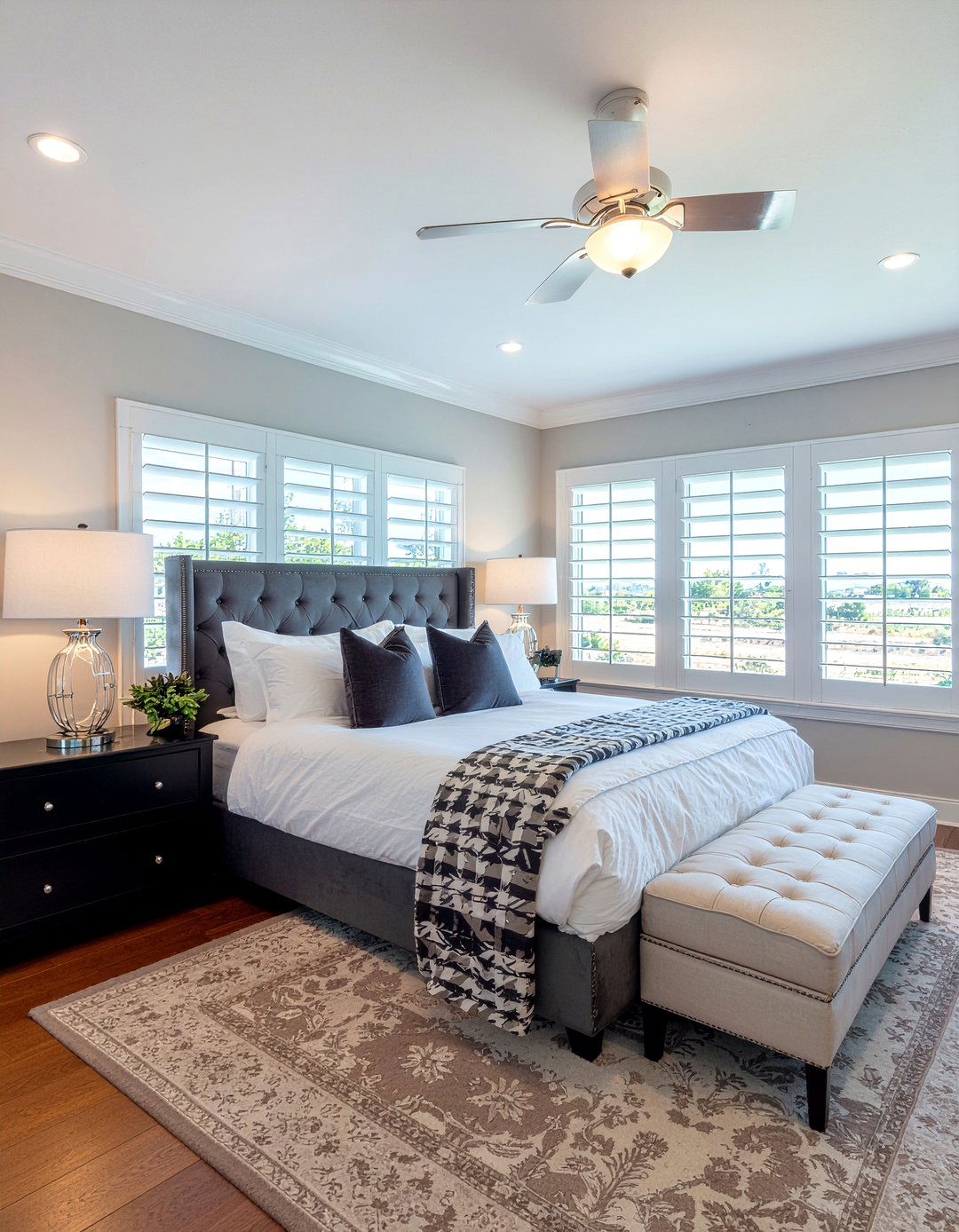 Hardwood plantation shutters - 30 bedroom plantation shutters