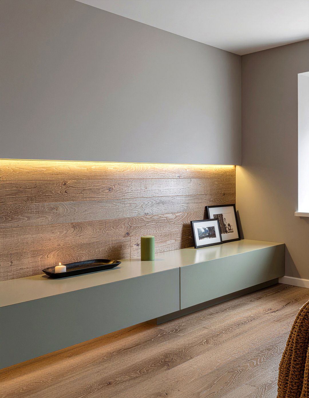 Headboard Wall Niche - 30 bedroom wall niches