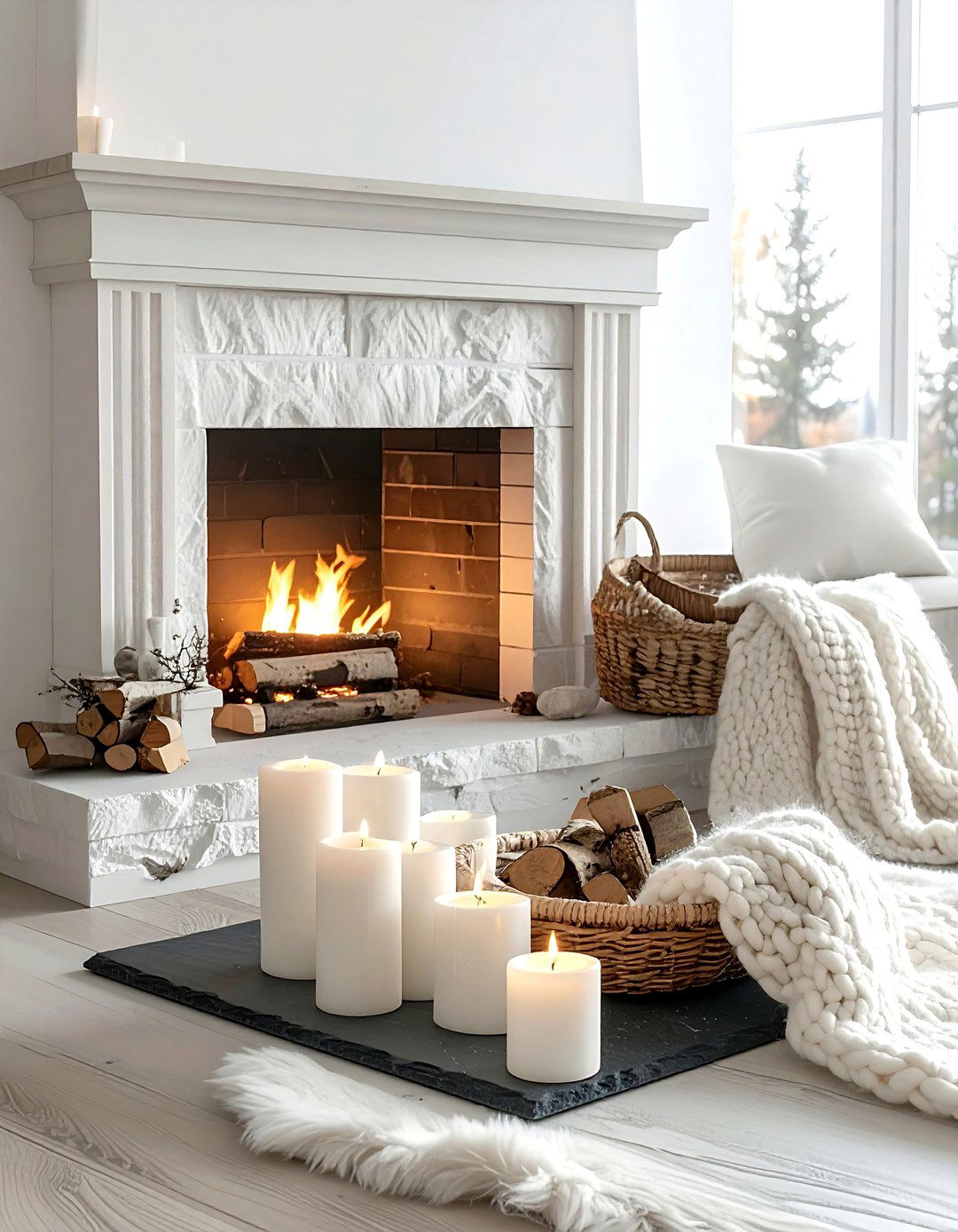 Hearth Stone - 30 tabletop vignette ideas