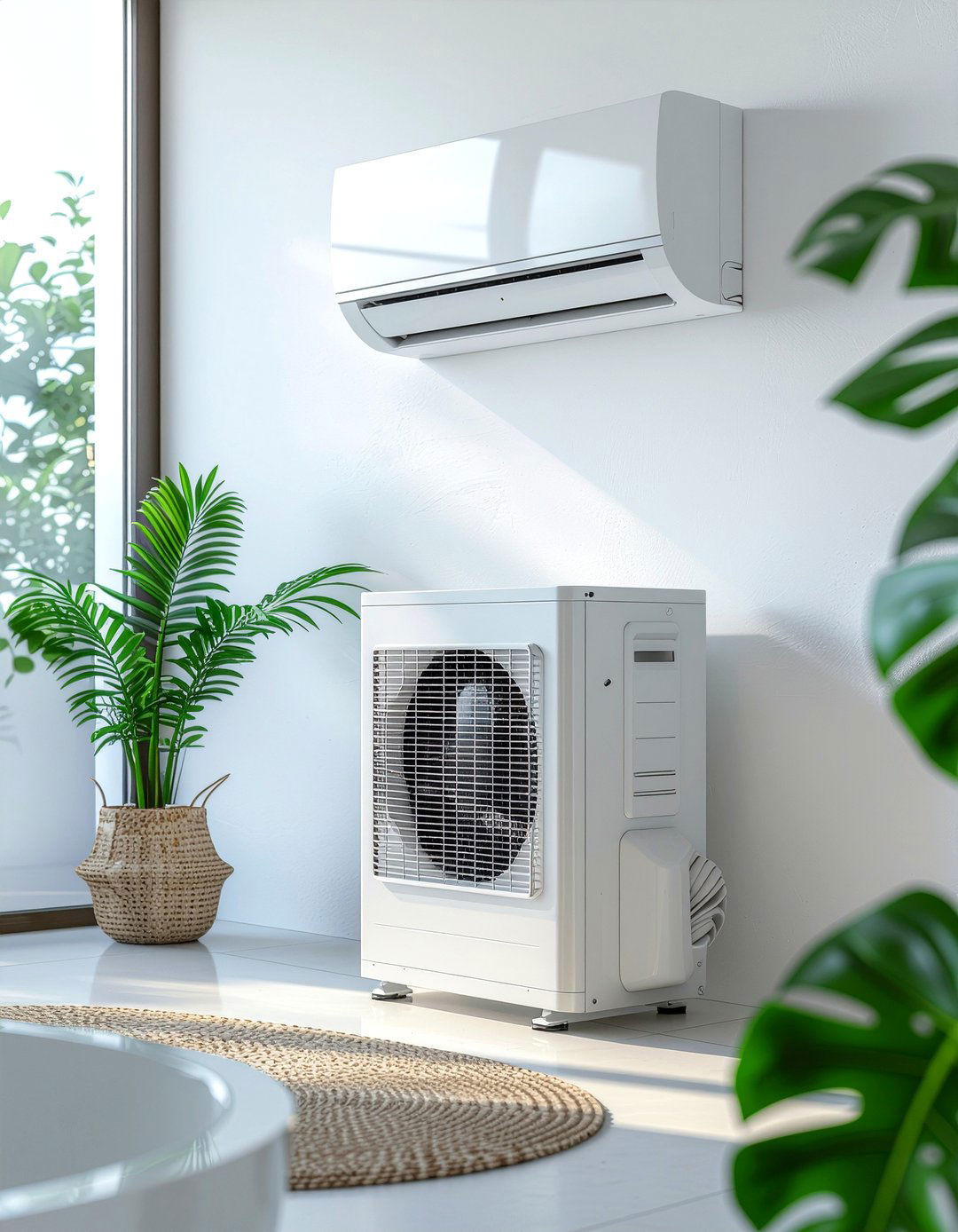 Heat Pump Unit - 30 bathroom heating ideas