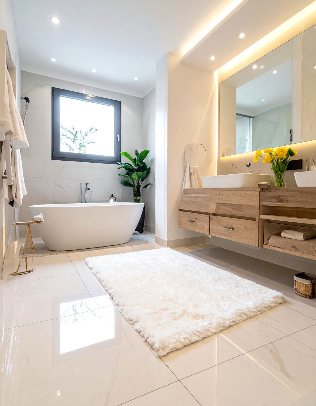 Heated Bathroom Floor - 30 bathroom renovation ideas