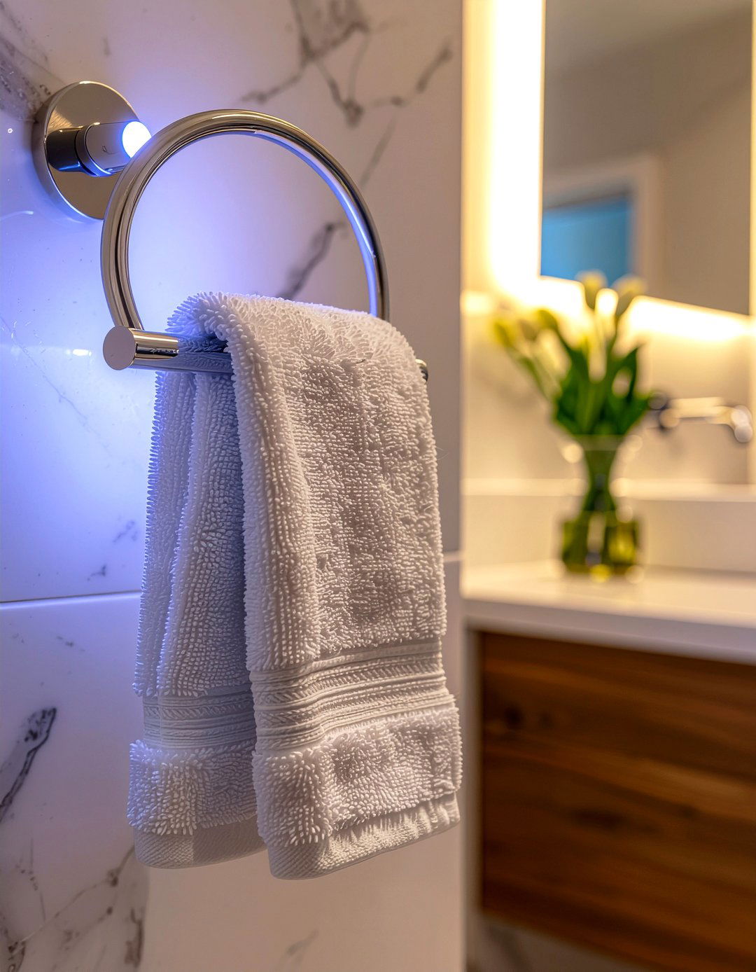 Heated Towel Hook - 30 bathroom towel hook ideas