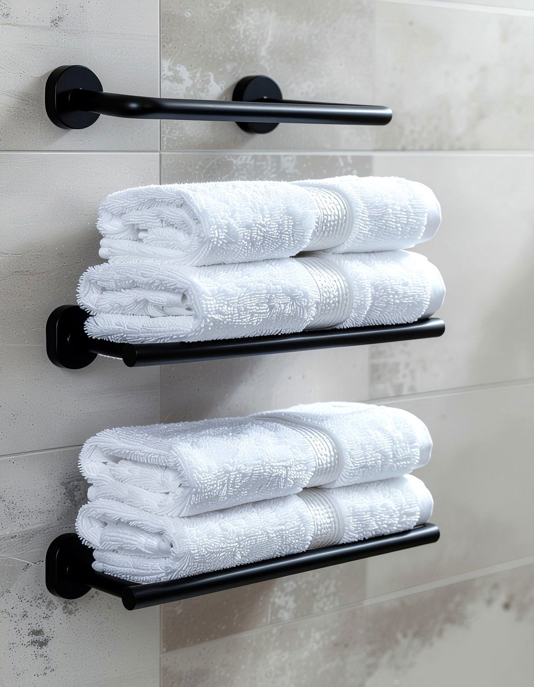 Heated Towel Rack - 30 bathroom feature ideas