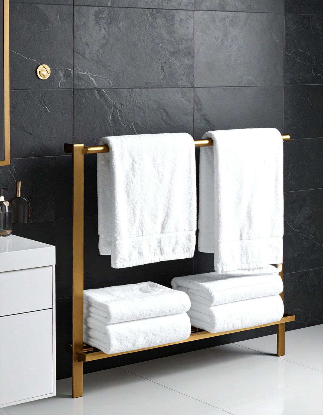 Heated Towel Rack - 30 bathroom warmth ideas