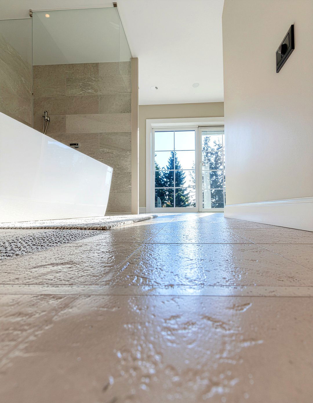 Heated bathroom floors - 30 master bath remodel ideas