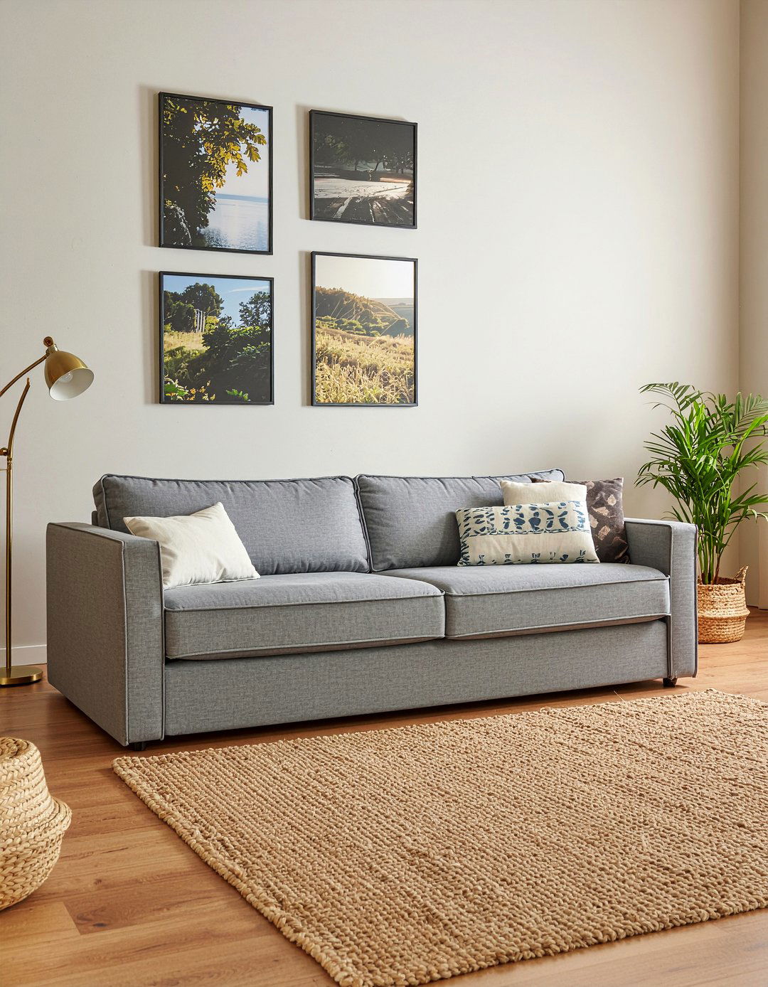 Heavy Canvas Sofa Cover - 30 living room washable slipcover ideas