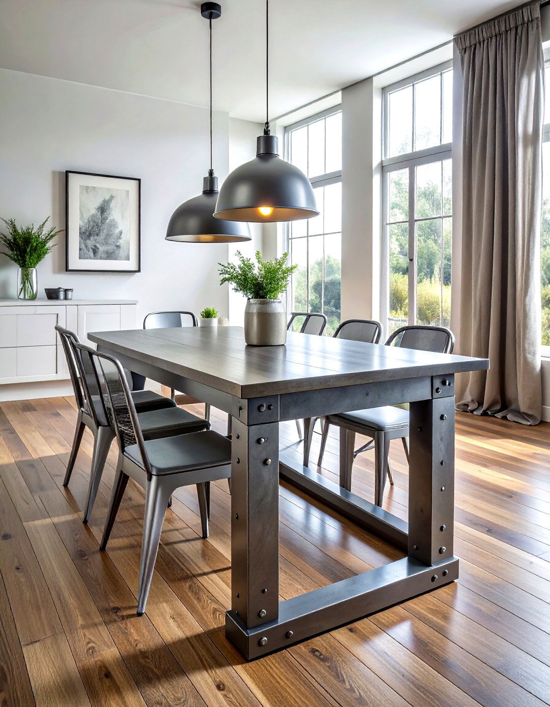 Heavy Duty Metal Chair - 30 metal dining chair ideas