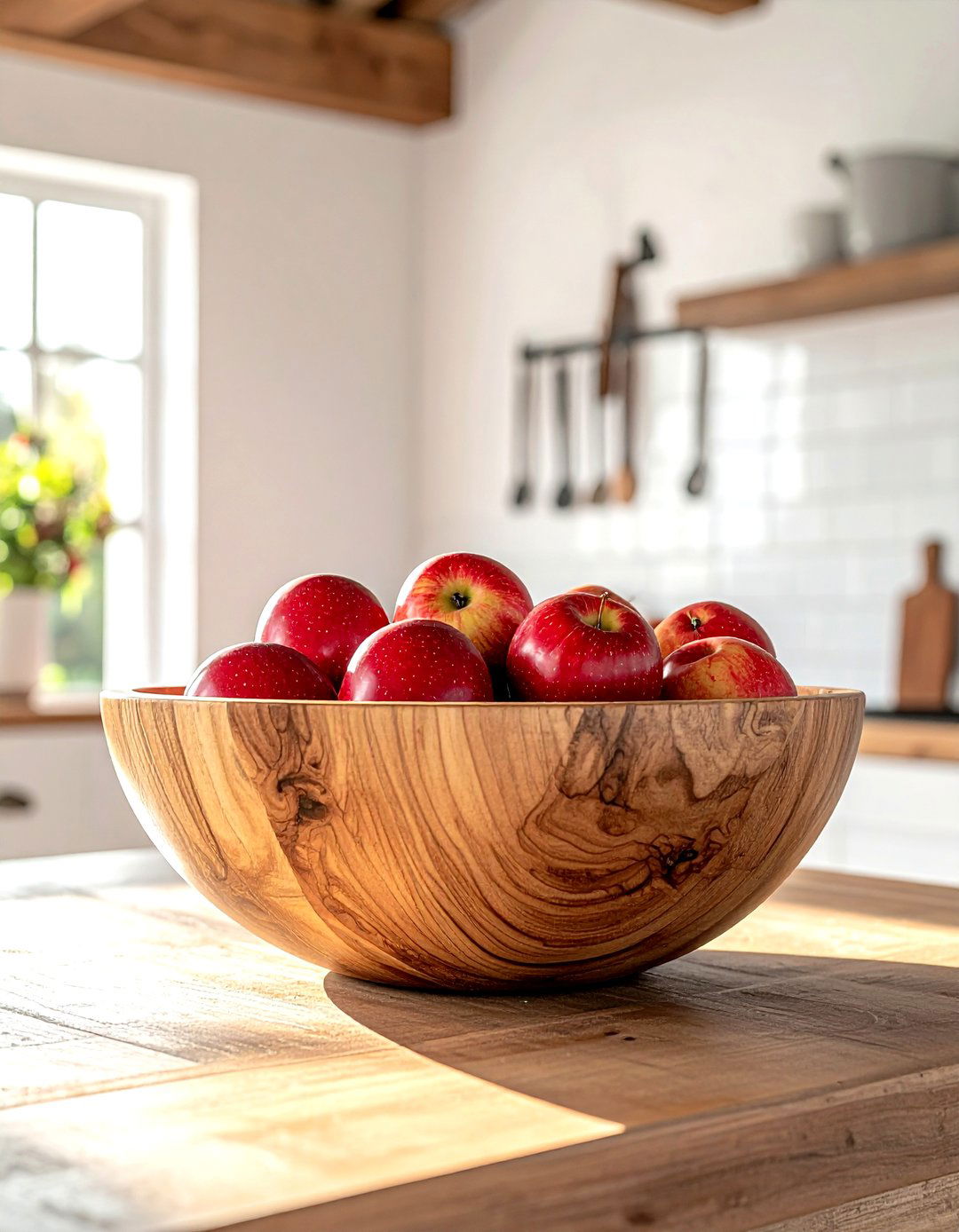 Heavy Oak Rustic Bowl - 30 wooden bowl ideas