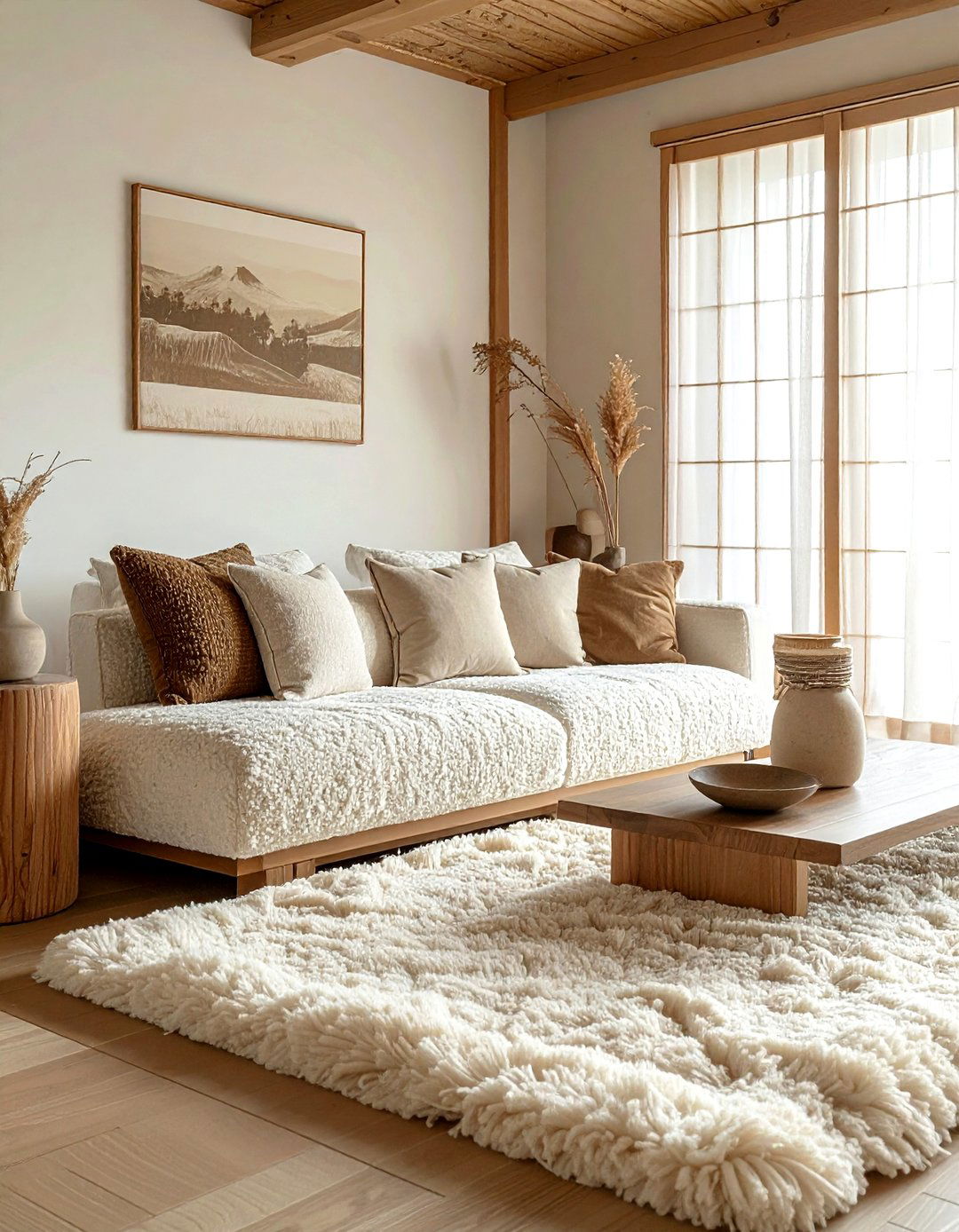 Heavy Texture Rug - 30 decor scale ideas