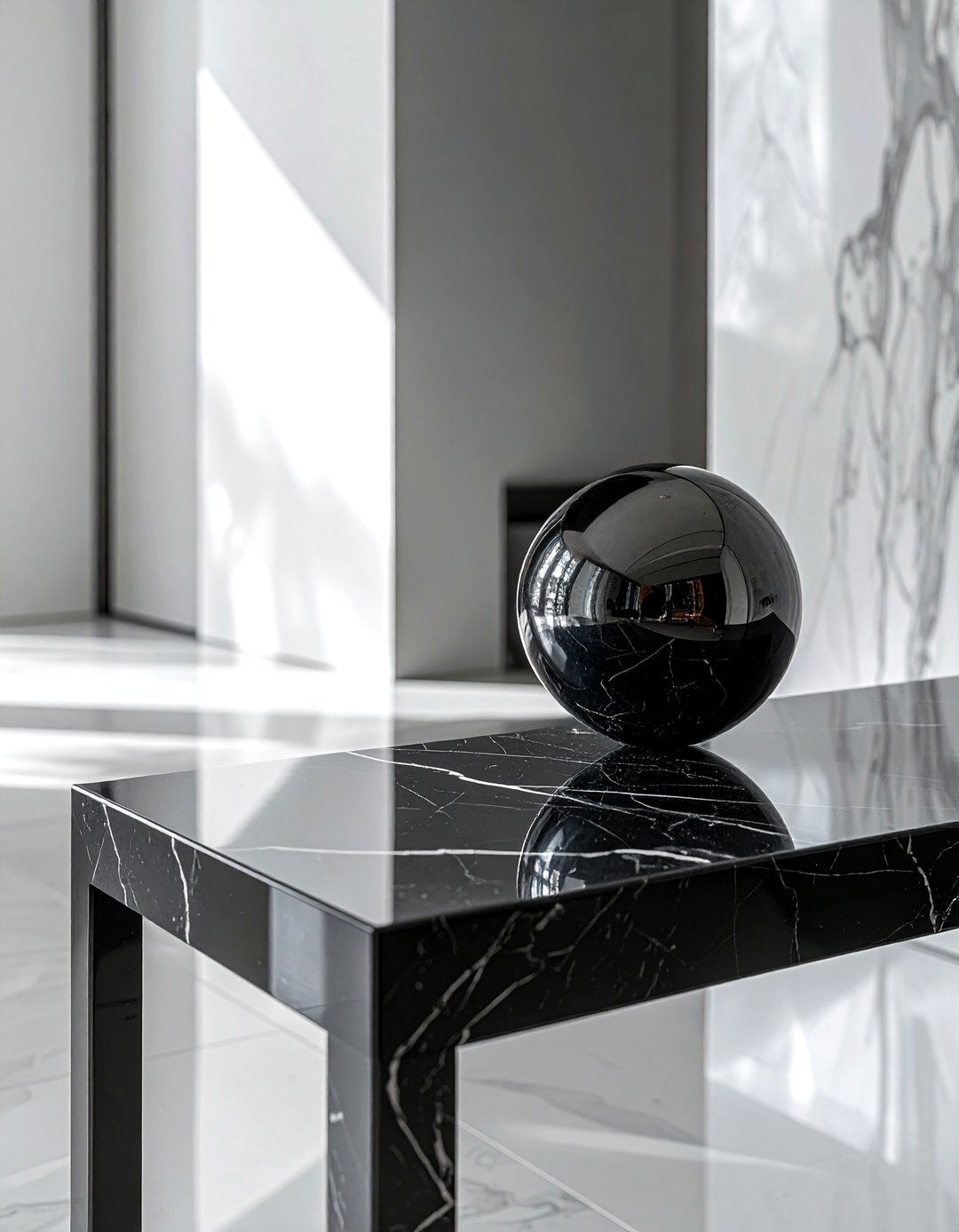 Hematite Sculpture - 30 mineral decor ideas