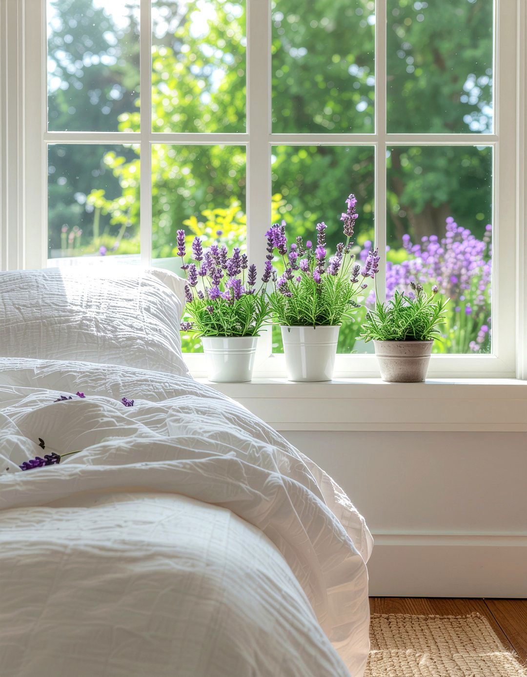 Herb Garden Inspired Bedroom - 30 garden themed bedroom ideas