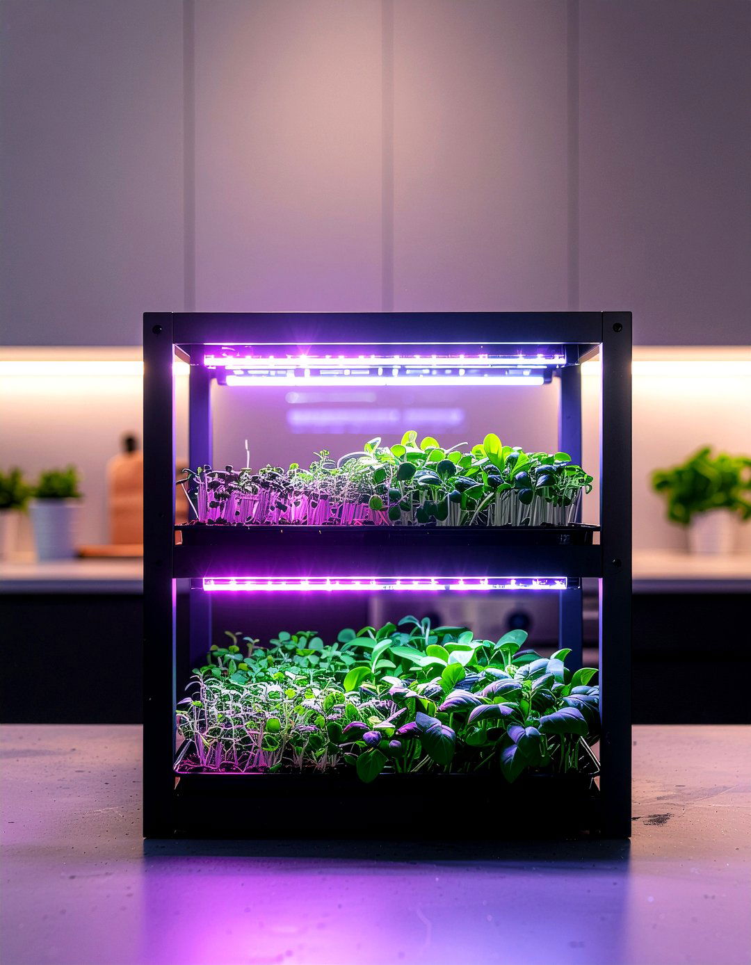 Herb Garden With Grow Lights - 30 indoor herb garden kitchen ideas