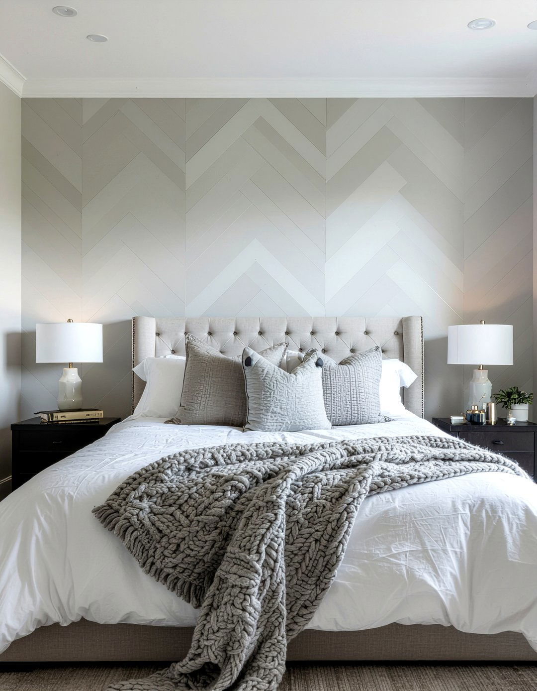 Herringbone Removable Wallpaper - 30 bedroom removable wallpapers