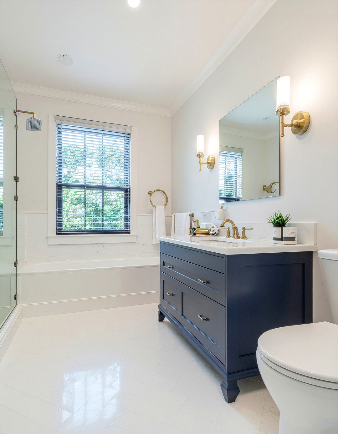 Herringbone Tile Pattern - 30 new build bathroom ideas