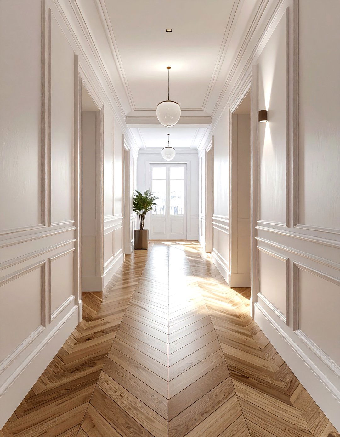 Herringbone Wood Floors - 30 rich decor ideas