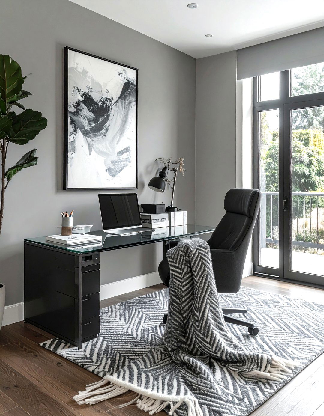 Herringbone wool throw - 30 throw blanket ideas