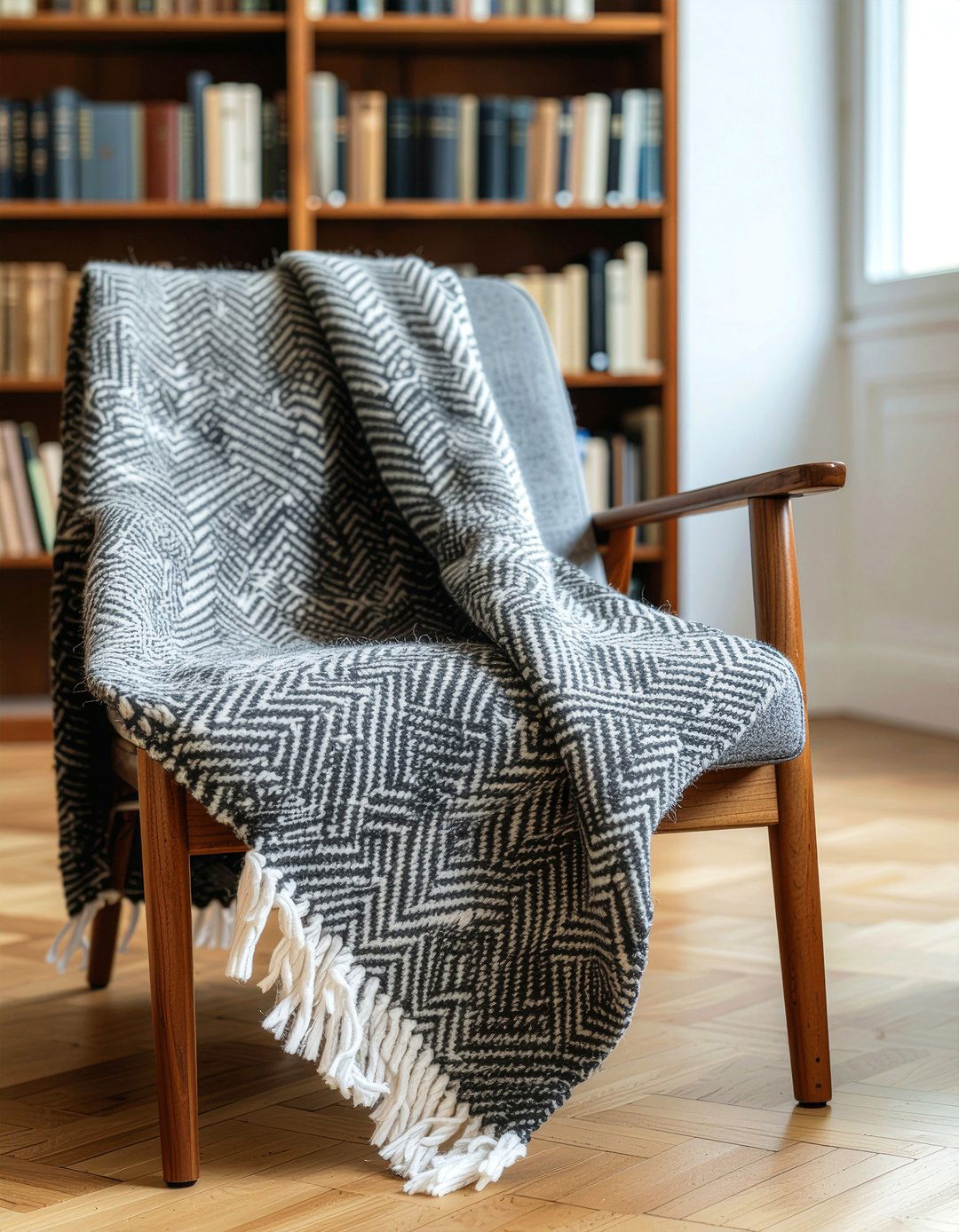 Herringbone wool throw - 30 living room throws