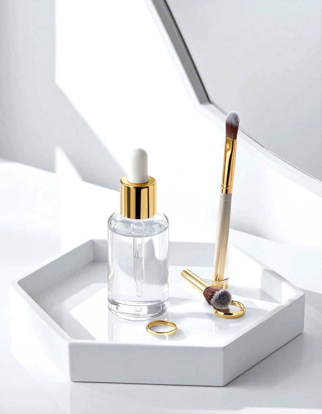 Hexagon Geometric Tray - 30 catch-all tray ideas