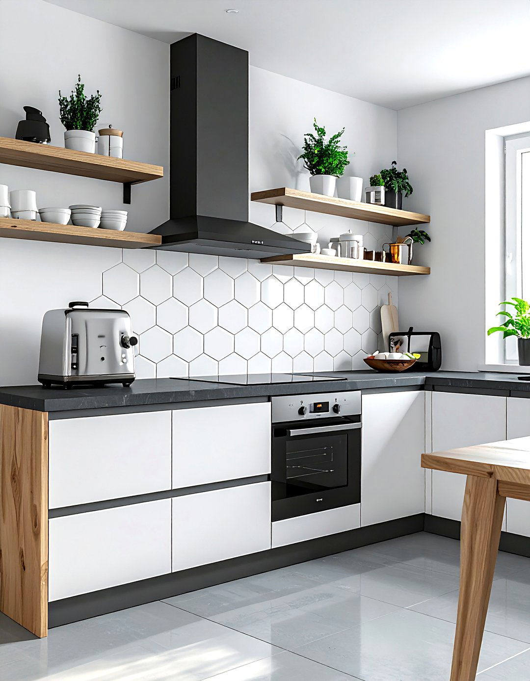 Hexagon Peel And Stick Backsplash - 30 peel and stick kitchen ideas