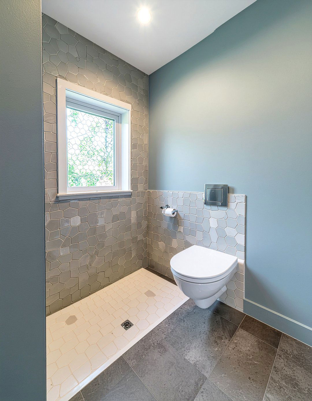 Hexagon Tile Shower Niche - 30 bathroom niche ideas