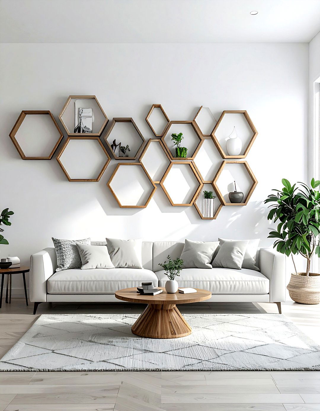 Hexagon Wall Tile - 30 collage frame ideas