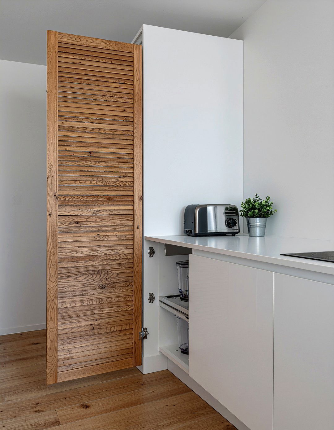 Hidden Appliance Garage - 30 gourmet kitchen ideas