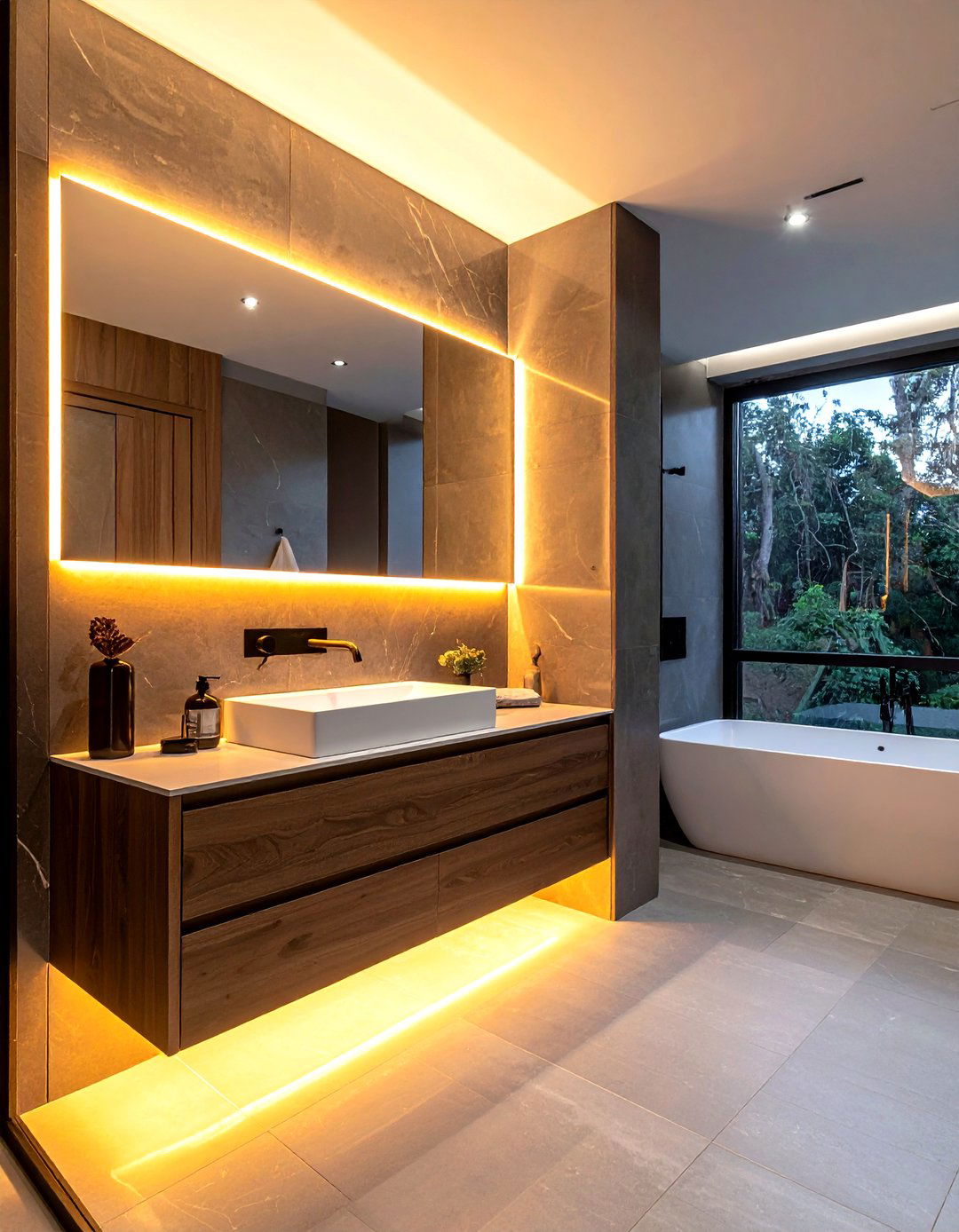 Hidden Bathroom Lighting - 30 top bathroom ideas
