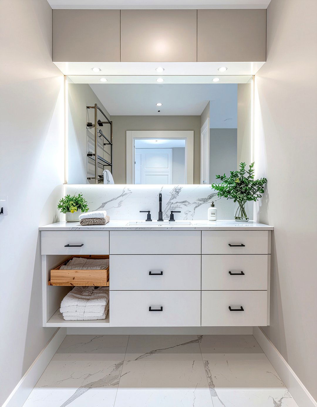 Hidden Bathroom Storage - 30 bathroom emerging trend ideas
