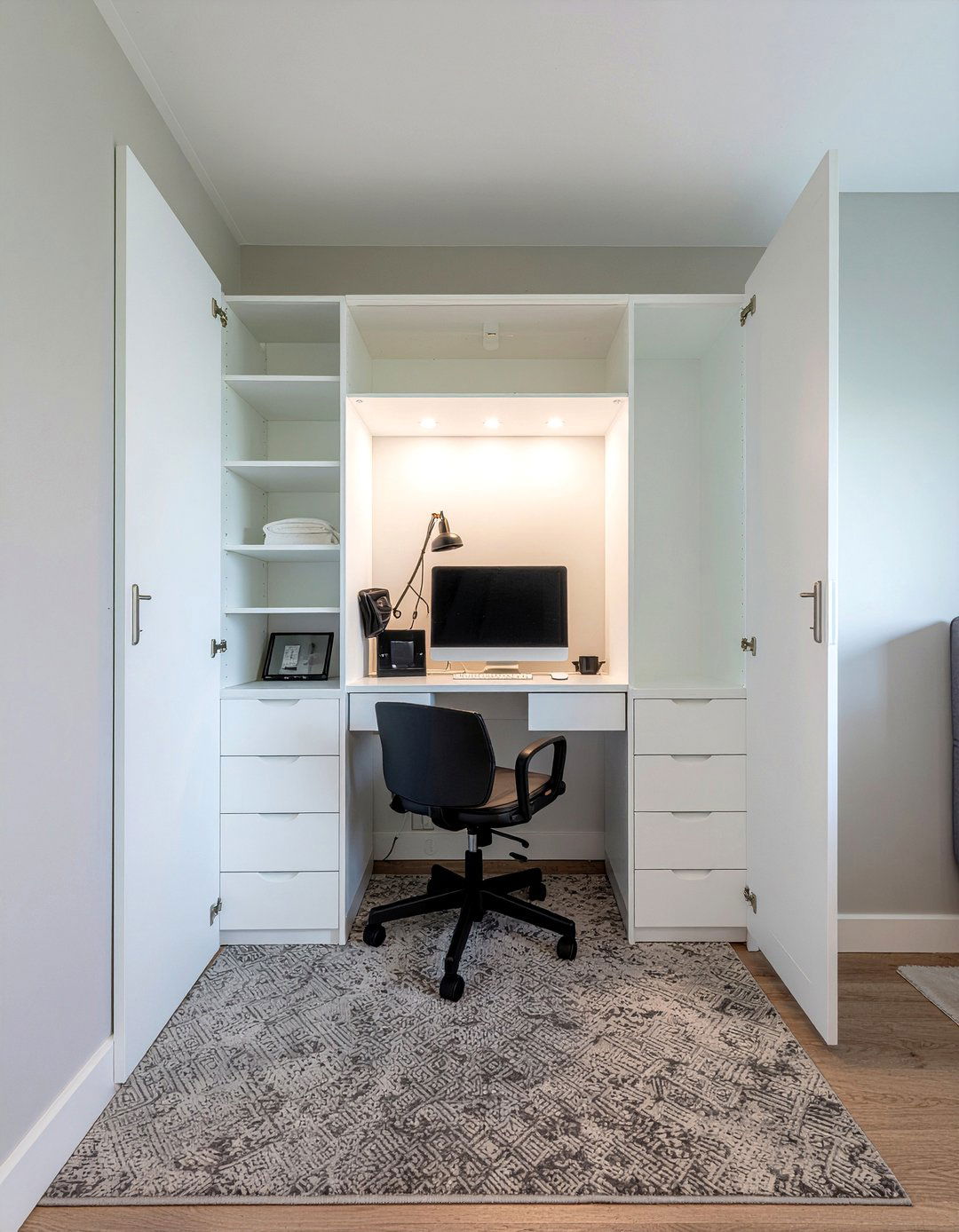 Hidden Bedroom Desk - 30 bedroom desk ideas