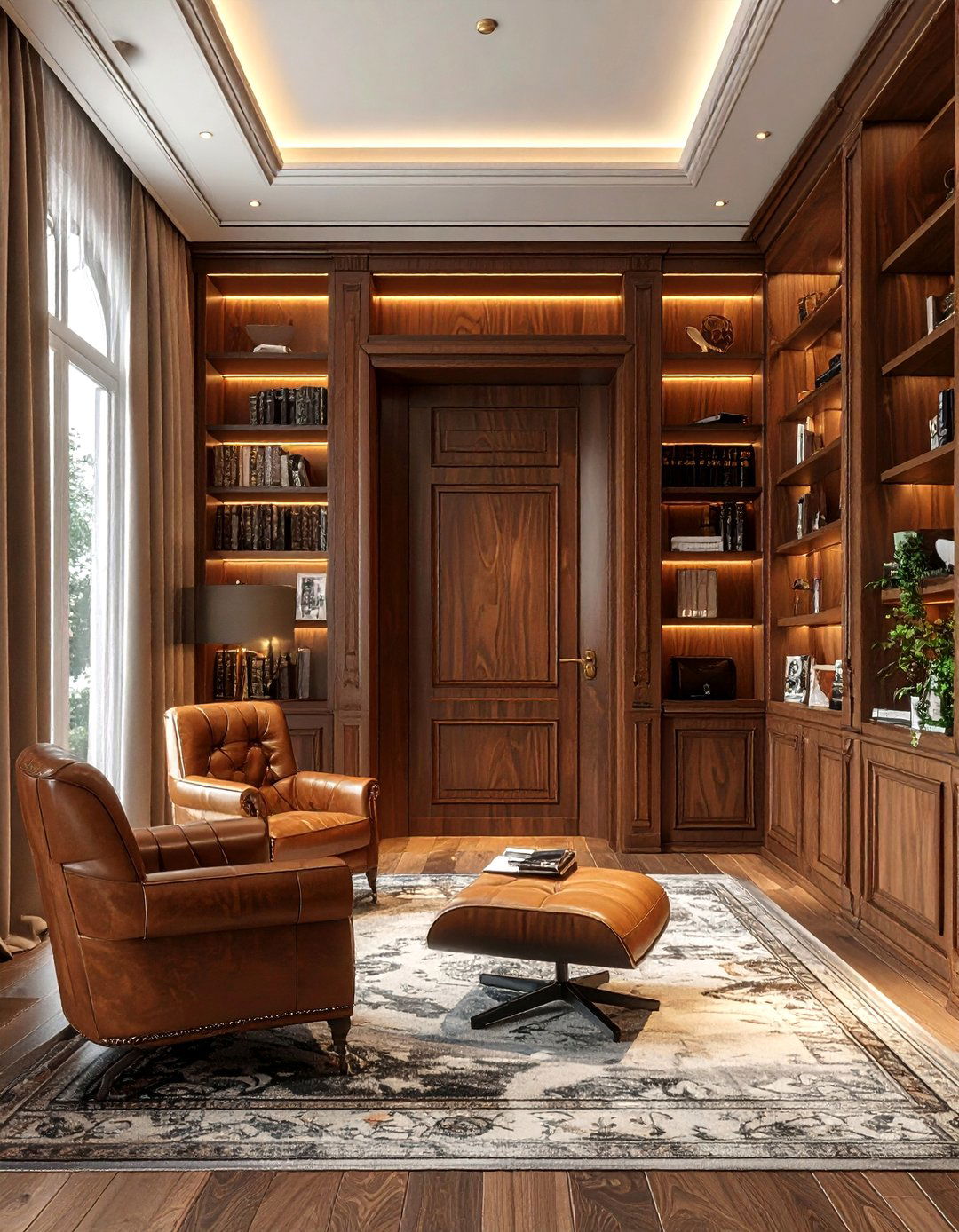 Hidden Bookshelf Door - 30 living room door ideas