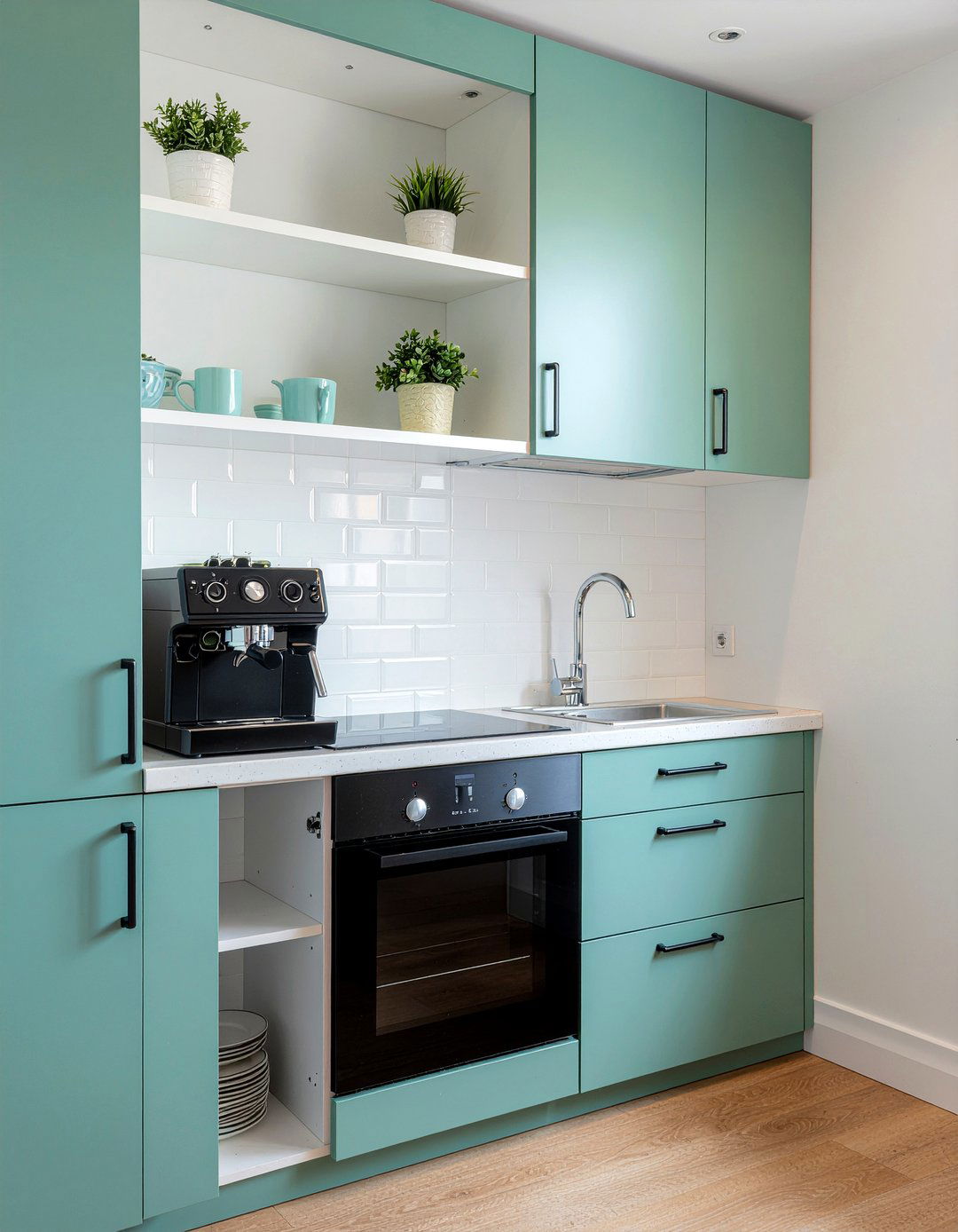 Hidden Coffee Station Cabinet - 30 kitchen trendy element ideas