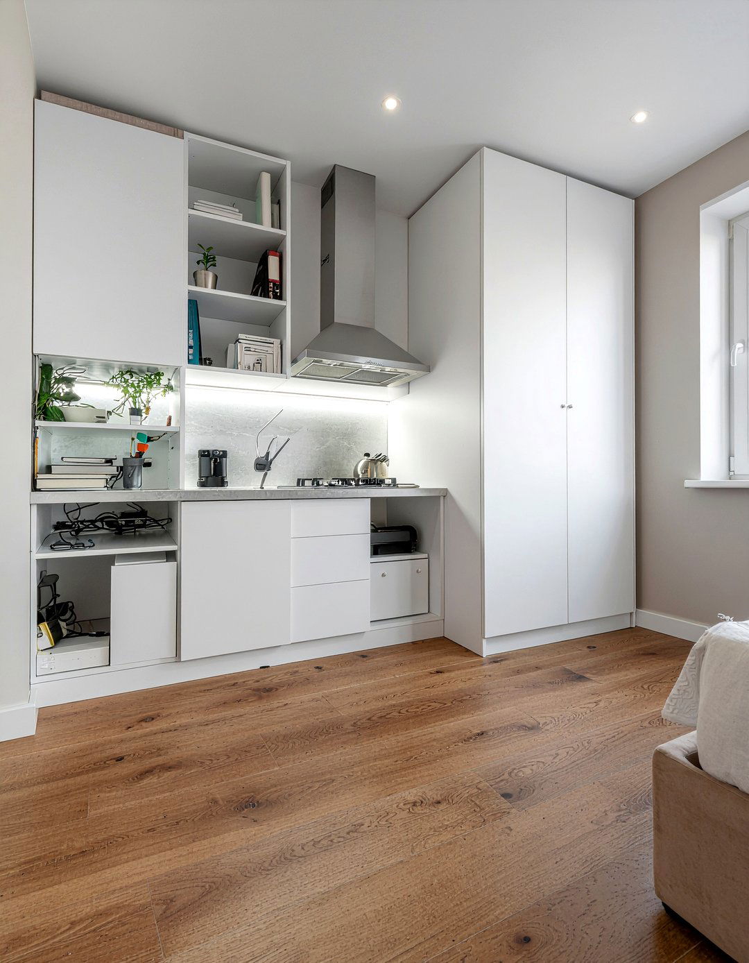 Hidden Desk Cabinet - 30 bedroom secretary desks