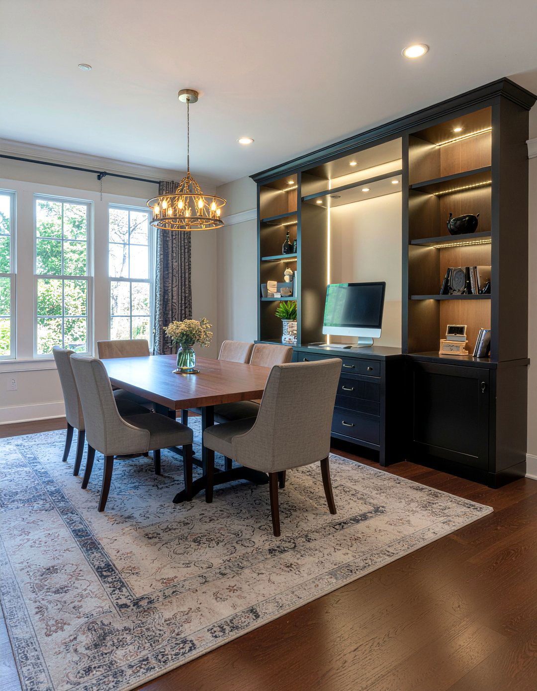 Hidden Desk In Dining Room - 30 dining room workspace ideas