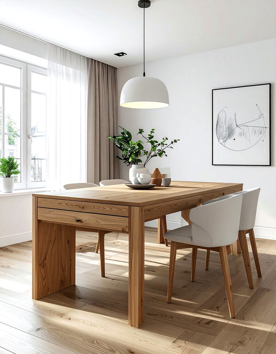 Hidden Drawer Dining Table - 30 dining room storage solutions