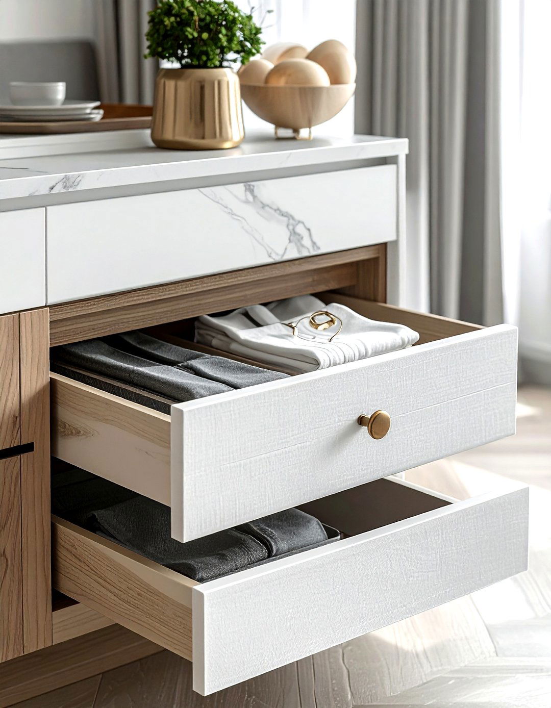 Hidden Inner Drawer - 30 kitchen drawer organization ideas