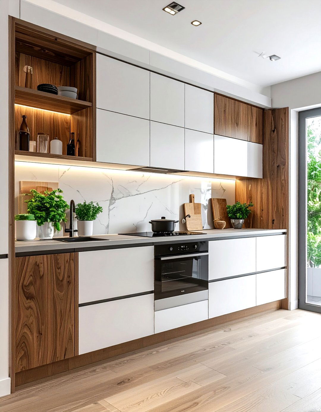 Hidden Kitchen Cupboard - 30 compact kitchen ideas