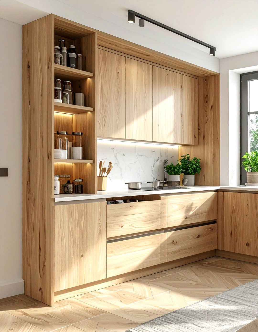 Hidden Kitchen Storage - 30 kitchen entertaining ideas