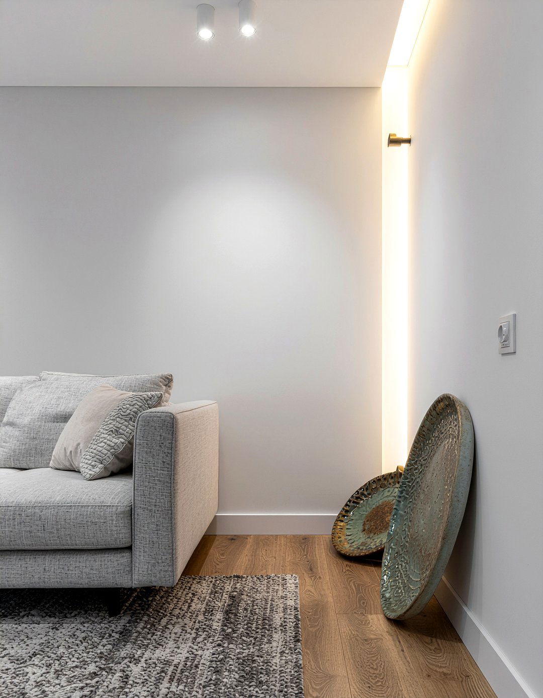 Hidden Lighting Wall Niche - 30 living room wall niches