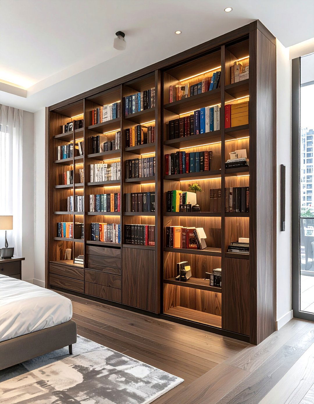 Hidden Murphy Door - 30 bedroom door ideas